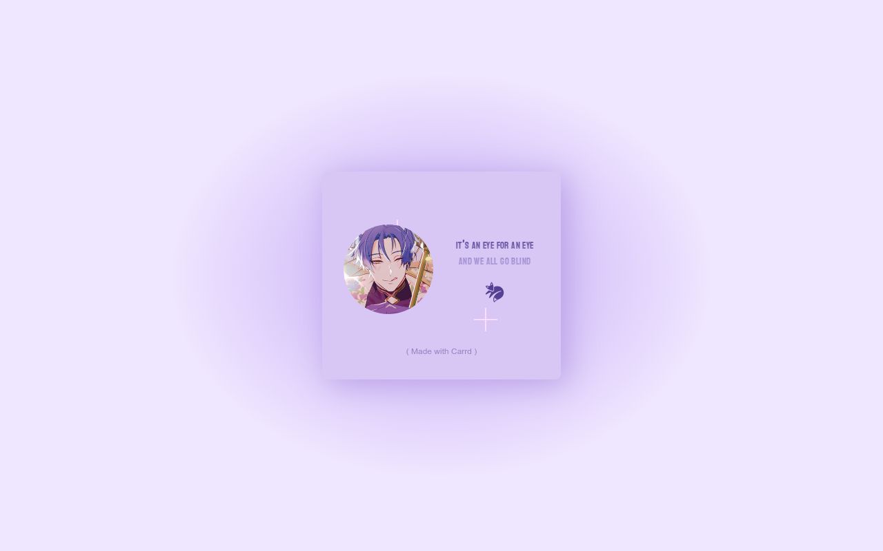 Carrd profile picture for @forget